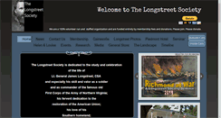 Desktop Screenshot of longstreetsociety.org